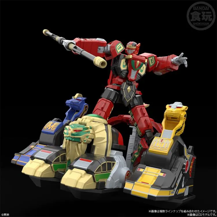 Bandai Shokugan Modeling Project SMP Gosei Sentai Dairanger Gosei Gattai Dairen'Oh Model Kit Set