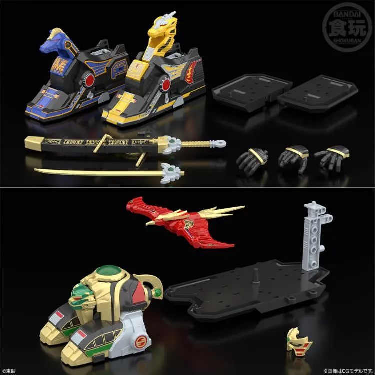 Bandai Shokugan Modeling Project SMP Gosei Sentai Dairanger Gosei Gattai Dairen'Oh Model Kit Set