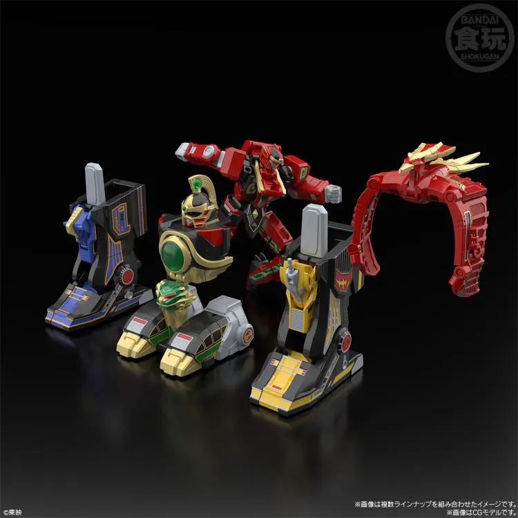 Bandai Shokugan Modeling Project SMP Gosei Sentai Dairanger Gosei Gattai Dairen'Oh Model Kit Set