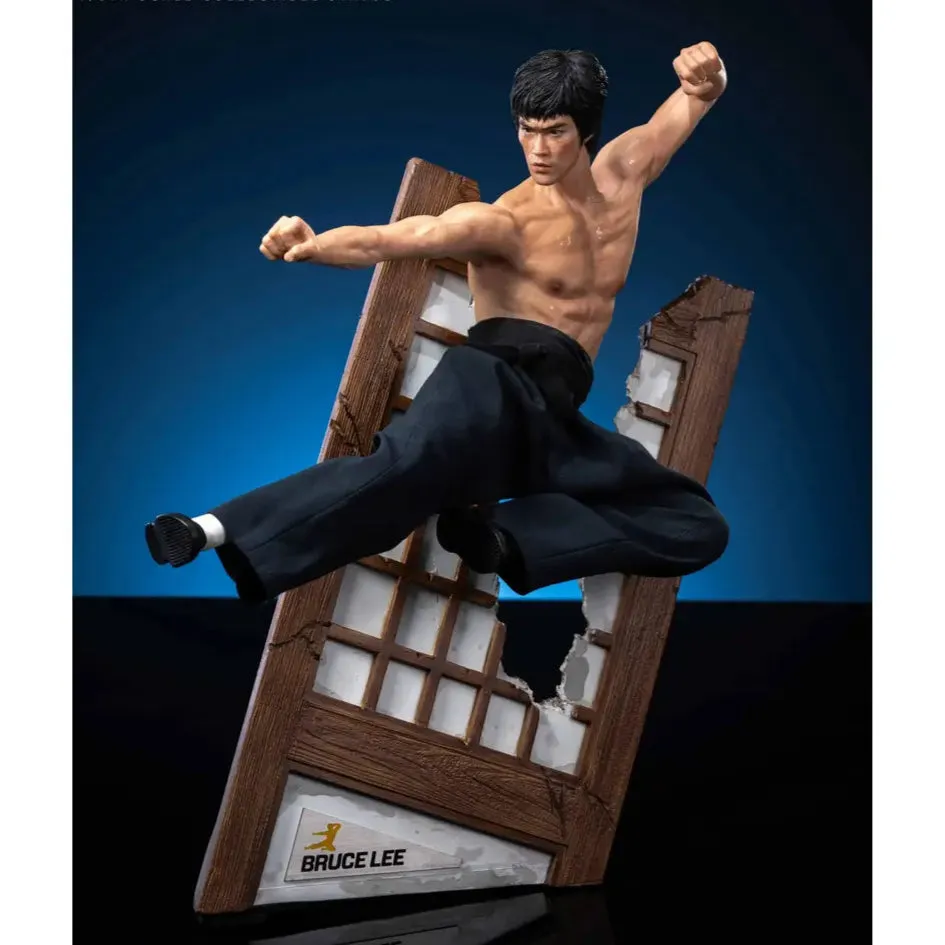 Bruce Lee Flying Kick 12" 1/6 Scale Polyresin Statue - Star Ace