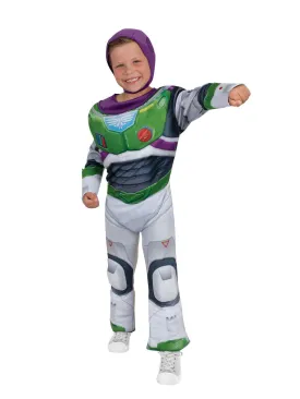 Buzz Lightyear Official Disney Pixar Kids Costume with Jumpsuit