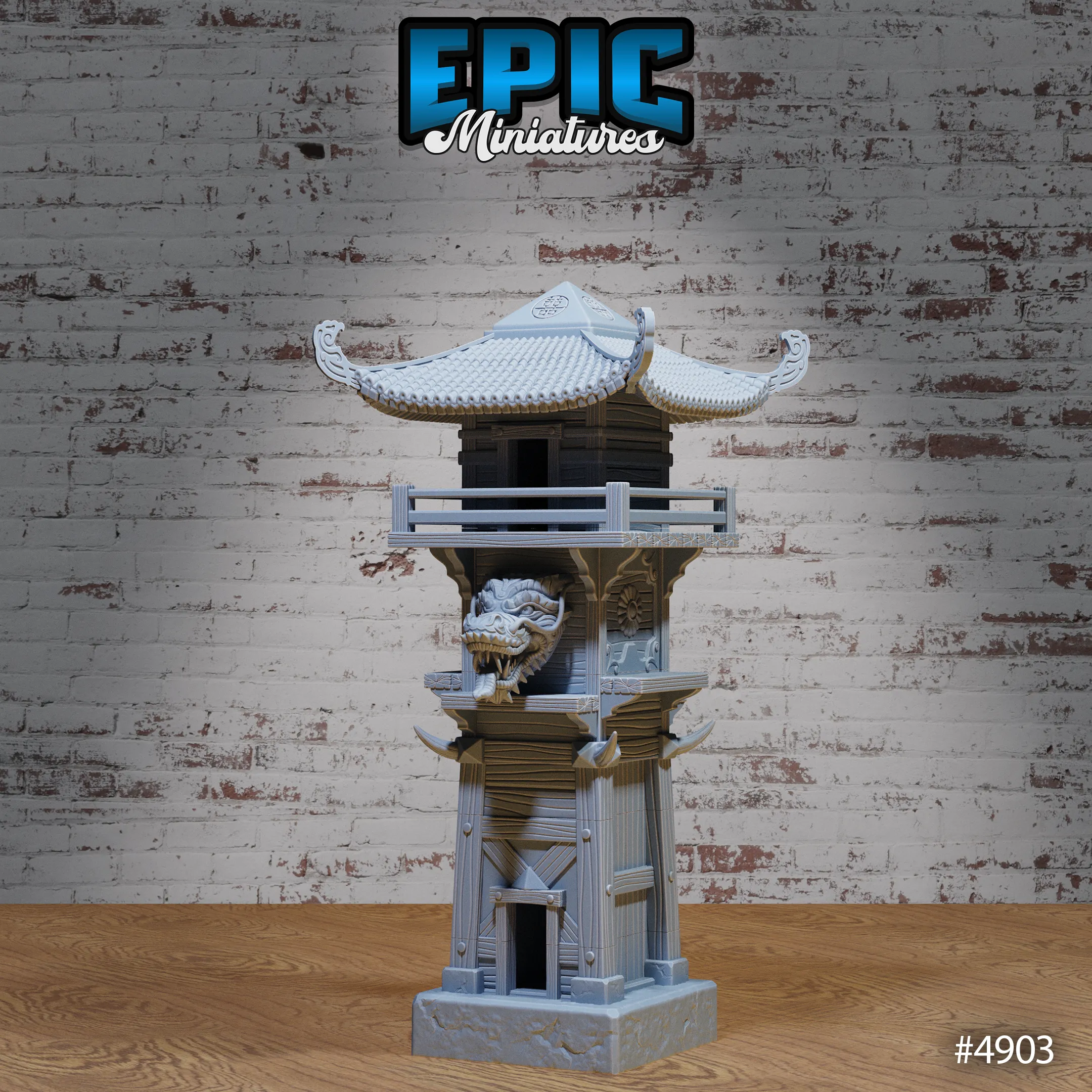 Dragon Watch Tower | Legends of the East Collection | Epic Miniatures | D&D Tabletop Terrain