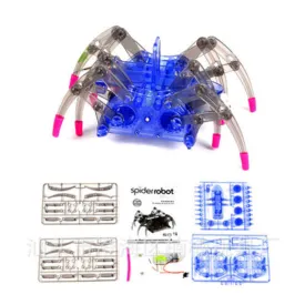 Electric Spider Robot Toy DIY Educational Intelligence Development Assembles Kids Children  Puzzle Action Toys Kits