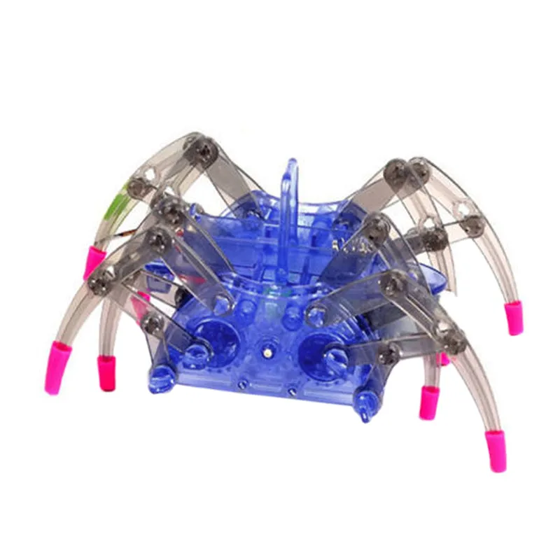 Electric Spider Robot Toy DIY Educational Intelligence Development Assembles Kids Children  Puzzle Action Toys Kits
