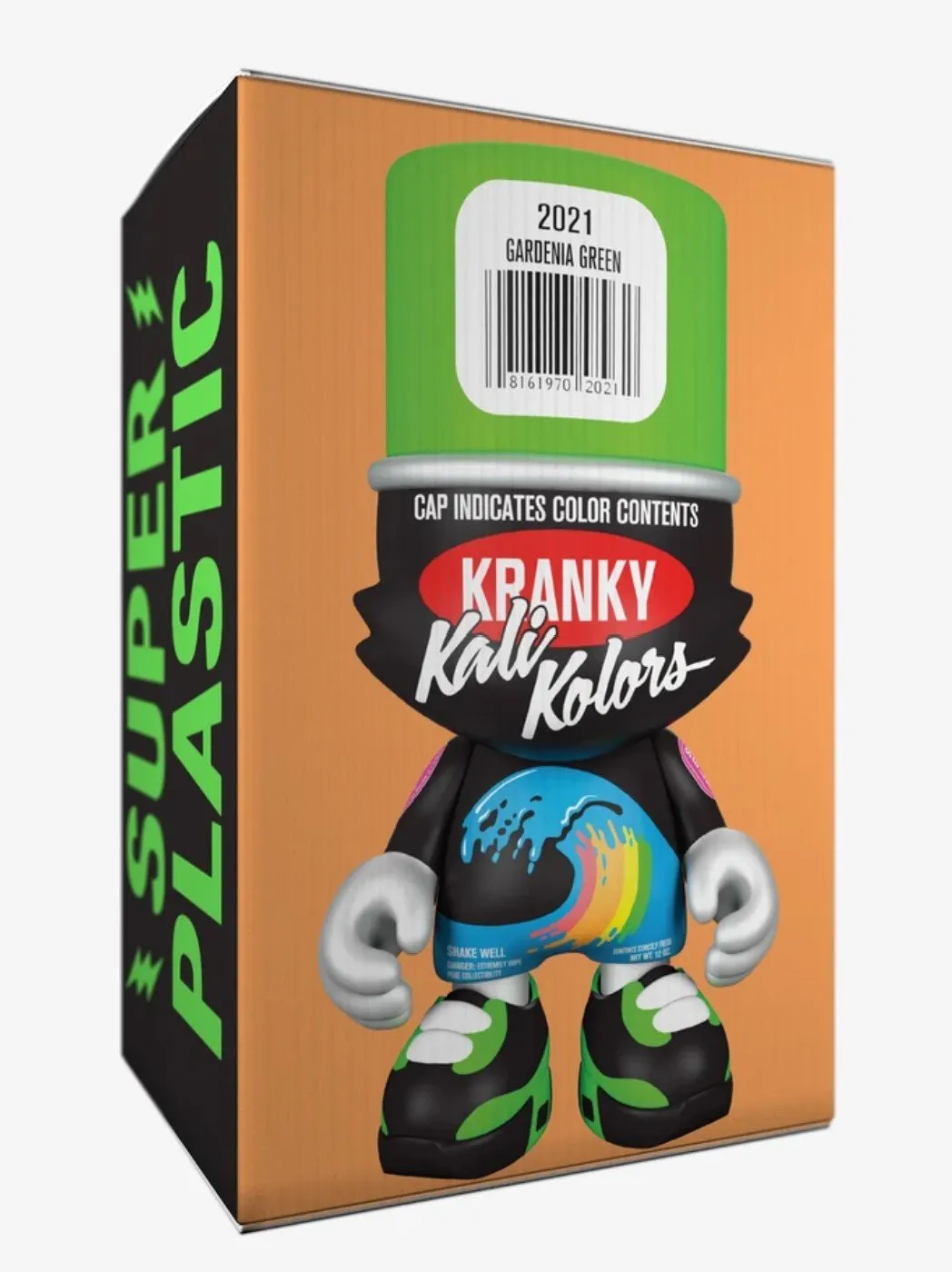 Gardenia Green SuperKranky SuperPlastic Art Toy by Sket-One