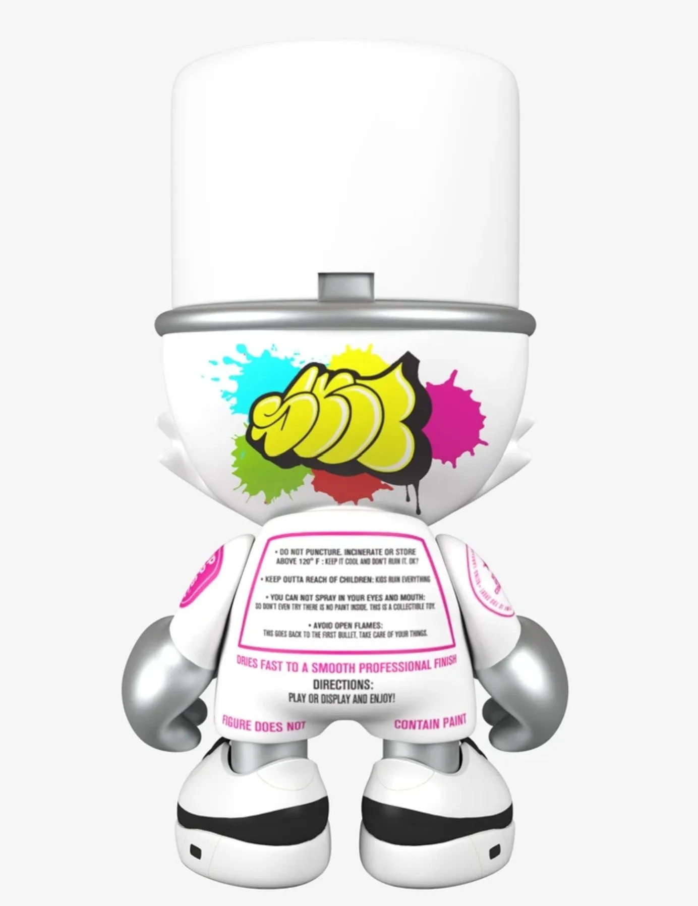 Glossy White SuperKranky SuperPlastic Art Toy by Sket-One