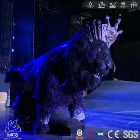 Huge Animatronic Purple Qilin Parade Float-FM013