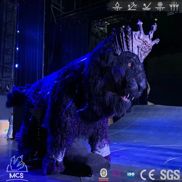 Huge Animatronic Purple Qilin Parade Float-FM013