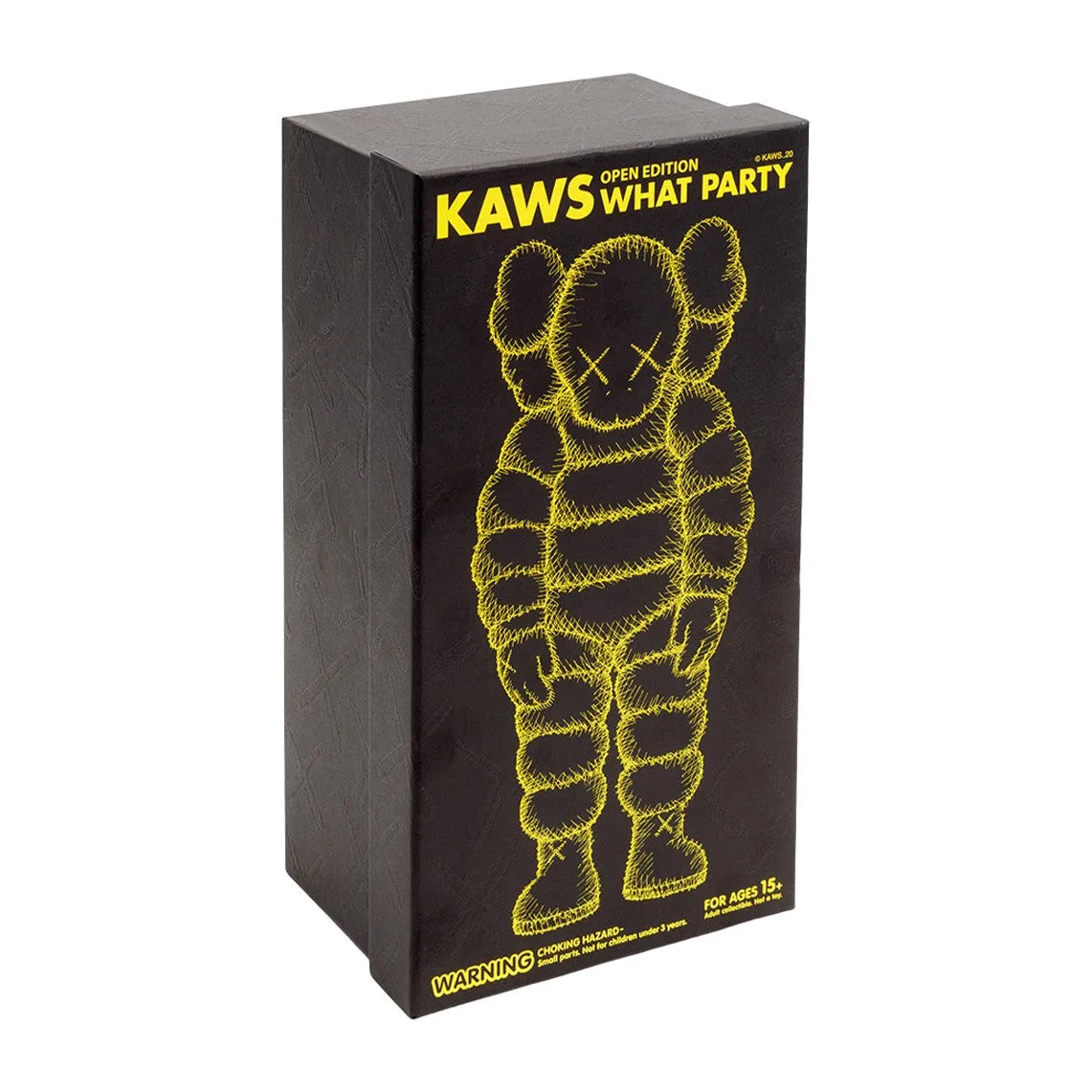 KAWS What Party Vinyl Figure (Yellow)
