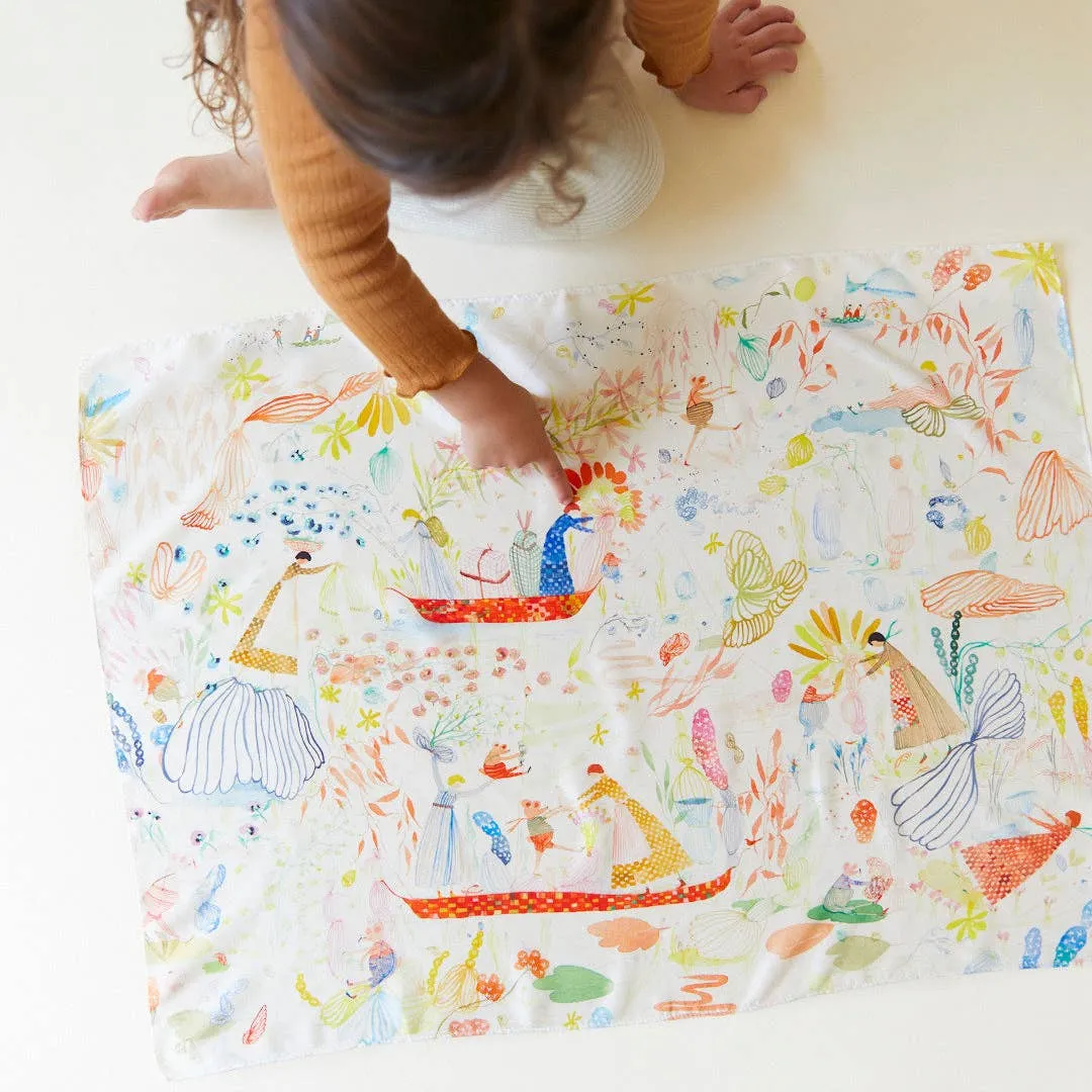 Seek & Find Playsilk - Garden in the Sea by Sarah's Silks