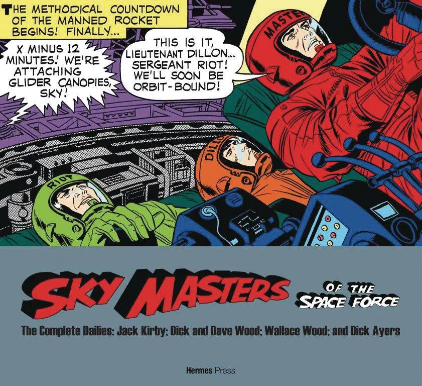 Sky Masters Of Space Force Comp Dailies 1958-1961 by Jack Kirby SC