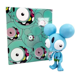 Spacemonkey Blue Art Toy by Dalek