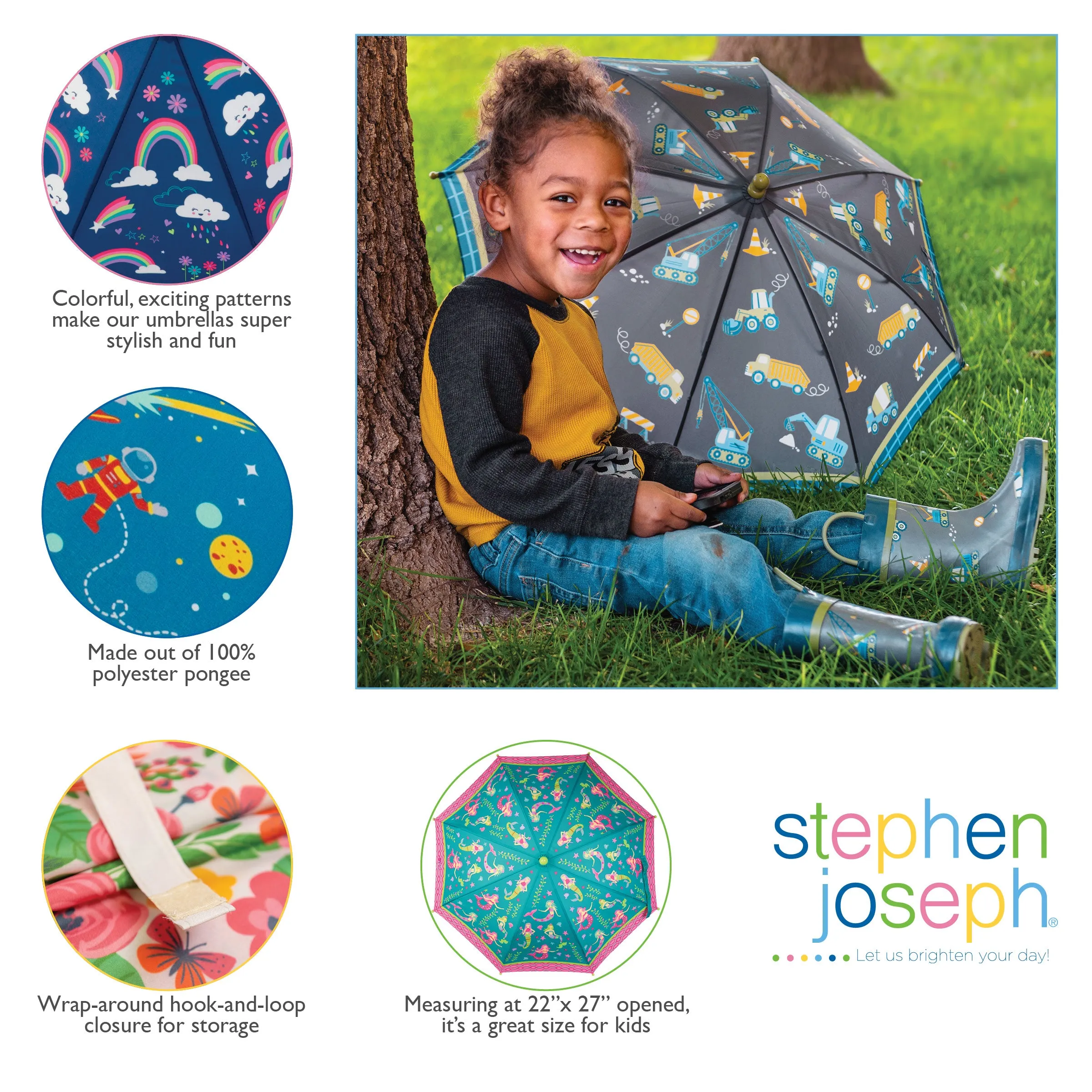 Stephen Joseph Pop Up Umbrella - Space