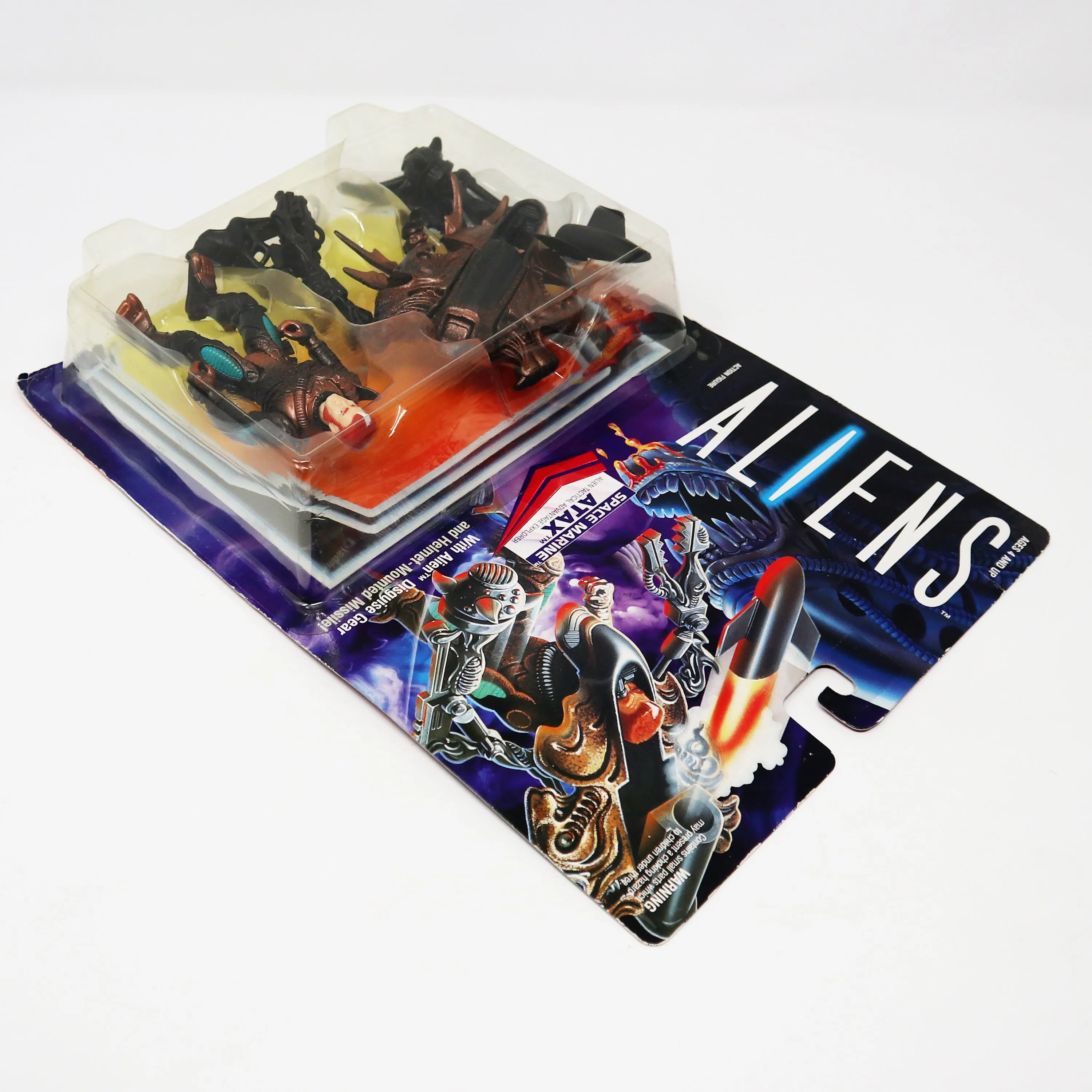 Vintage 1992 90s Kenner Aliens Space Marine ATAX Alien Tactical Advantage Explorer Action Figure Carded MOC
