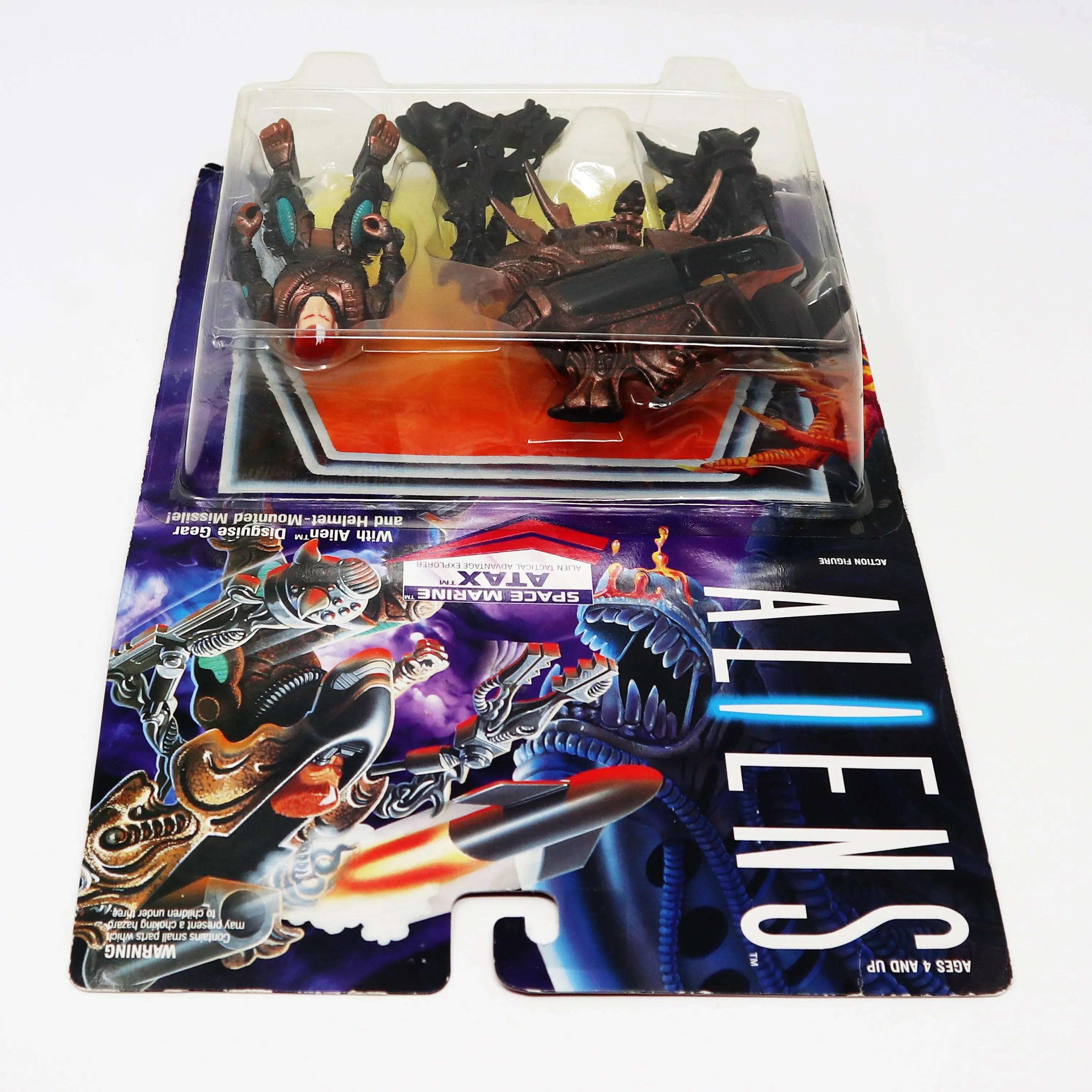 Vintage 1992 90s Kenner Aliens Space Marine ATAX Alien Tactical Advantage Explorer Action Figure Carded MOC