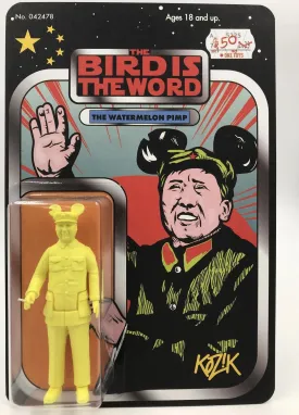 Watermelon Pimp Yellow Art Toy by Frank Kozik