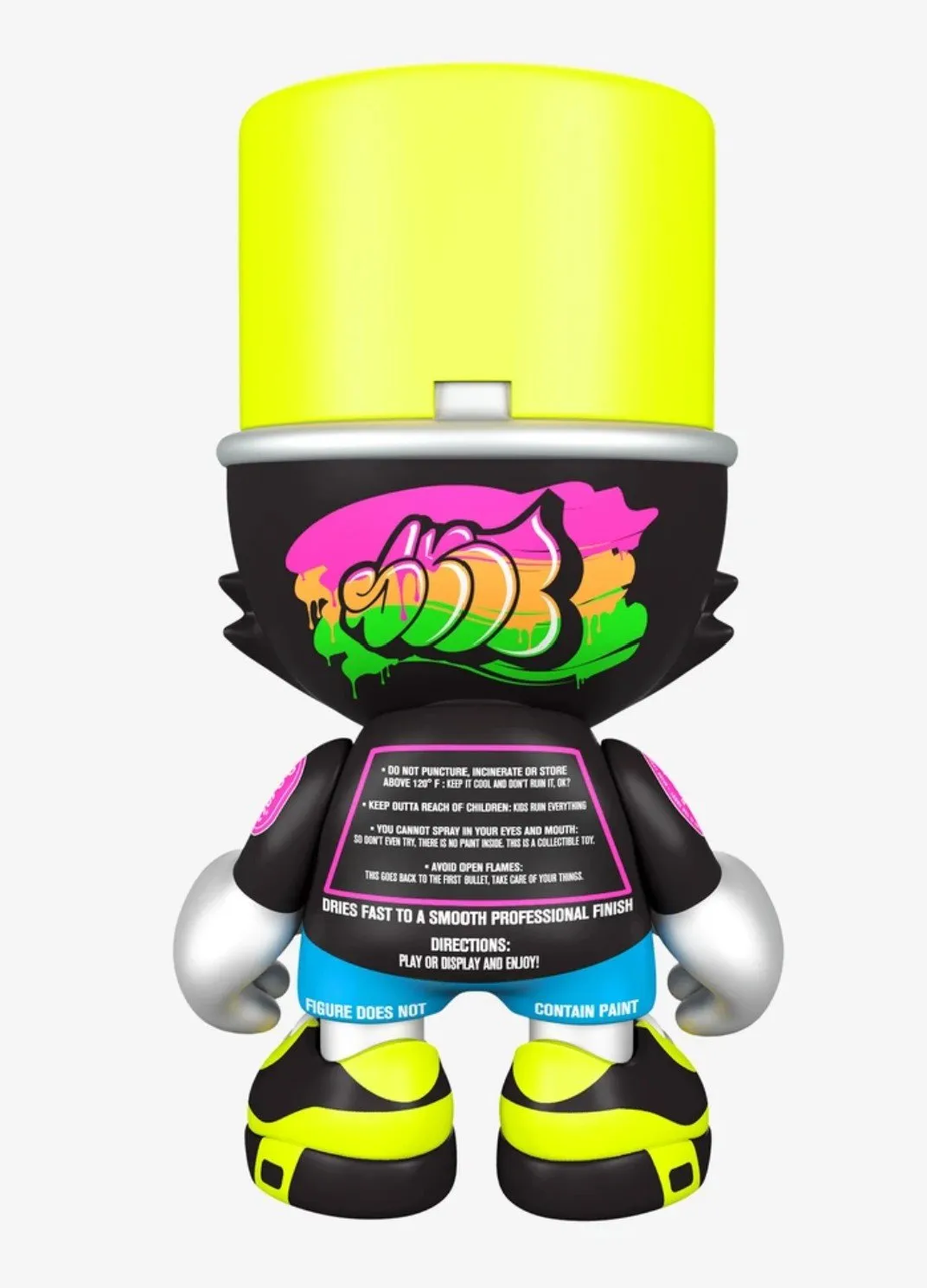 Yuba Yellow SuperKranky Art Toy by Sket- One x SuperPlastic